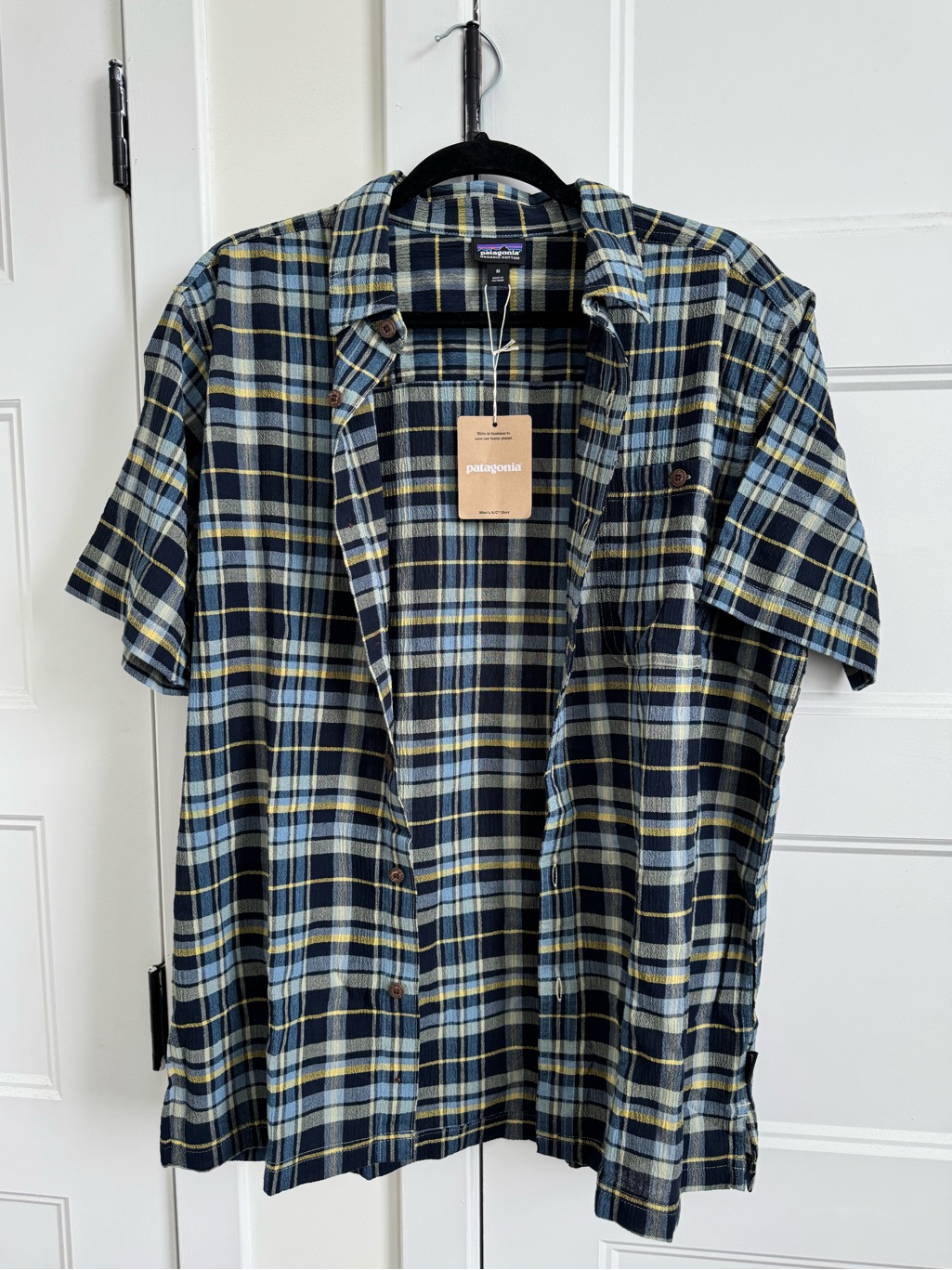 Nwt Patagonia A/C Short Sleeve Button Up Casual Shirt | 100% Organic Cotton